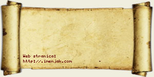 Jana Vićentić vizit kartica